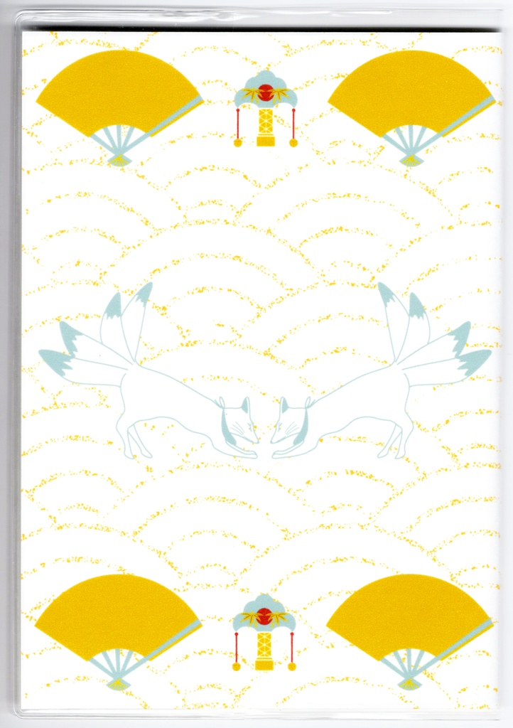 4月始まり 2025年 投扇興天狐 スケジュール手帳 イラストカバー2枚 栞付き B6 全48ページ 巳年 狐の嫁入り 狛狐 狐面