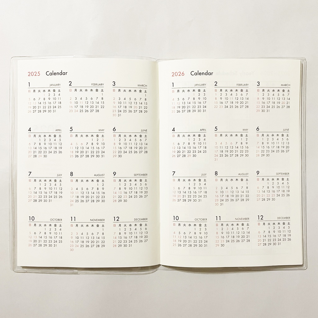 4月始まり 2025年 投扇興天狐 スケジュール手帳 イラストカバー2枚 栞付き B6 全48ページ 巳年 狐の嫁入り 狛狐 狐面