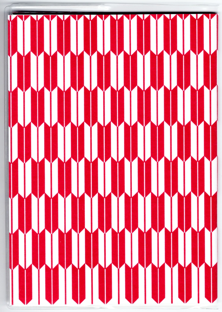 4月始まり 2025年 赤こけし スケジュール手帳 イラストカバー2枚 栞付き B6 全48ページ 巳年 昭和 レトロ