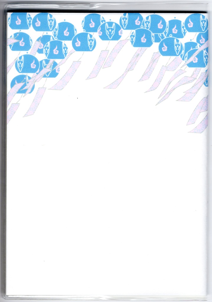 4月始まり 2025年 藍風鈴狐 スケジュール手帳 イラストカバー2枚 栞付き B6 全48ページ 巳年 狐の嫁入り 狛狐 狐面