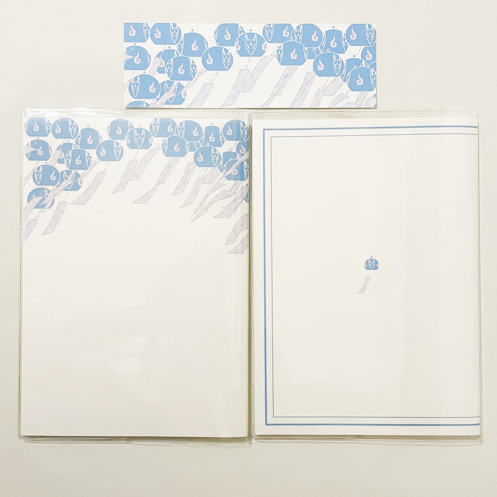 4月始まり 2025年 藍風鈴狐 スケジュール手帳 イラストカバー2枚 栞付き B6 全48ページ 巳年 狐の嫁入り 狛狐 狐面