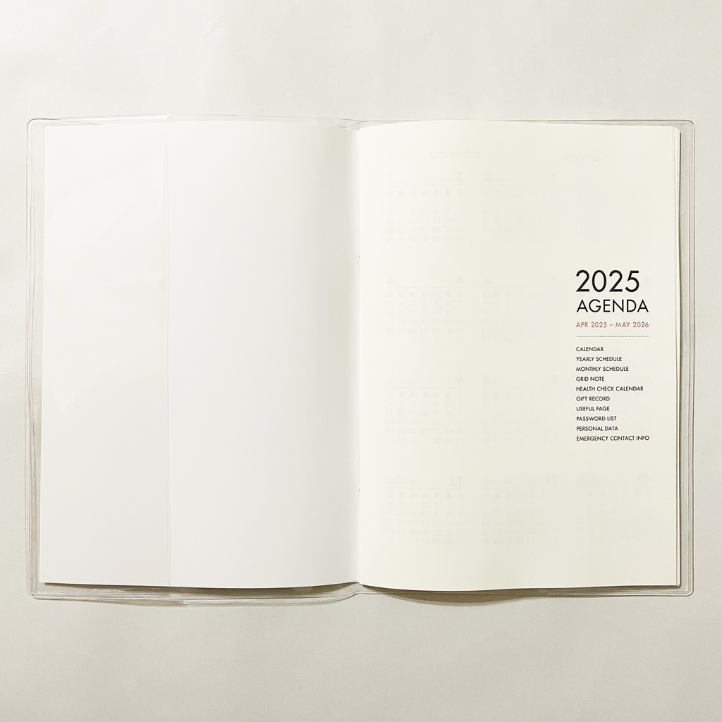 4月始まり 2025年 夜の読書会 金剛星 スケジュール手帳 イラストカバー2枚 栞付き B6 全48ページ 巳年 クマ 月 流れ星