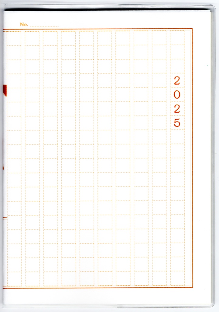 4月始まり 2025年 文豪雀原稿用紙 スケジュール手帳 イラストカバー2枚 栞付き B6 全48ページ 巳年 文豪 万年筆 着物 動物
