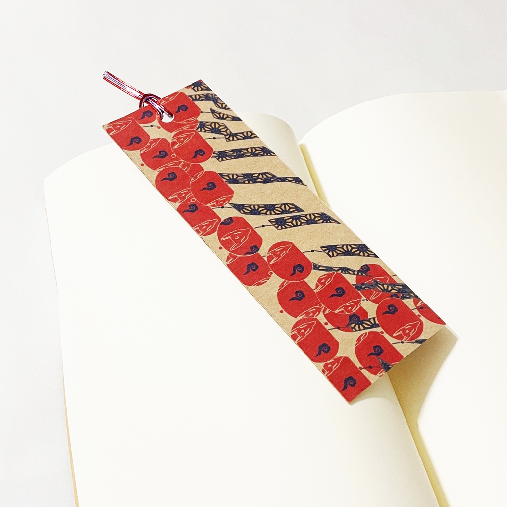 紅風鈴狐 栞 セット しおり 水引 読書 本 日本 和 狐の嫁入り 狛狐