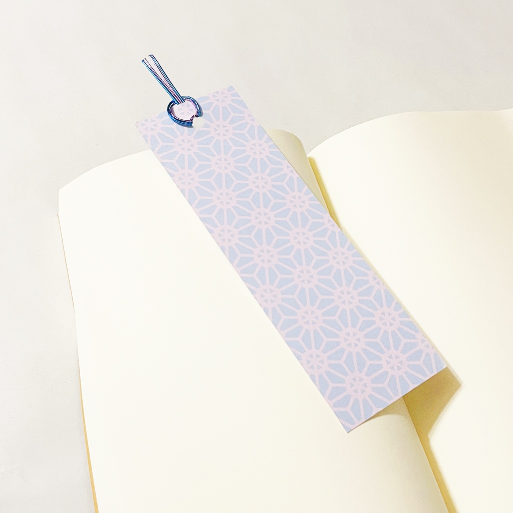 藍風鈴狐 栞 セット しおり 水引 読書 本 日本 和 狐の嫁入り 狛狐