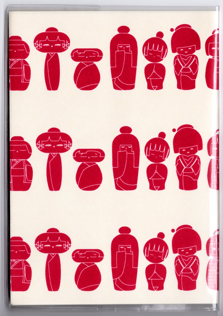 10月始まり 2026年 赤こけし スケジュール手帳 イラストカバー2枚 栞付き B6 全48ページ 午年 馬 十二支 昭和 レトロ