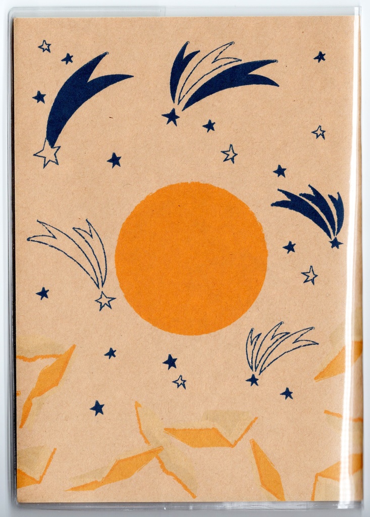 10月始まり 2026年 夜の読書会 羽根星 スケジュール手帳 イラストカバー2枚 栞付き B6 全48ページ 午年 馬 十二支 クマ 熊 動物