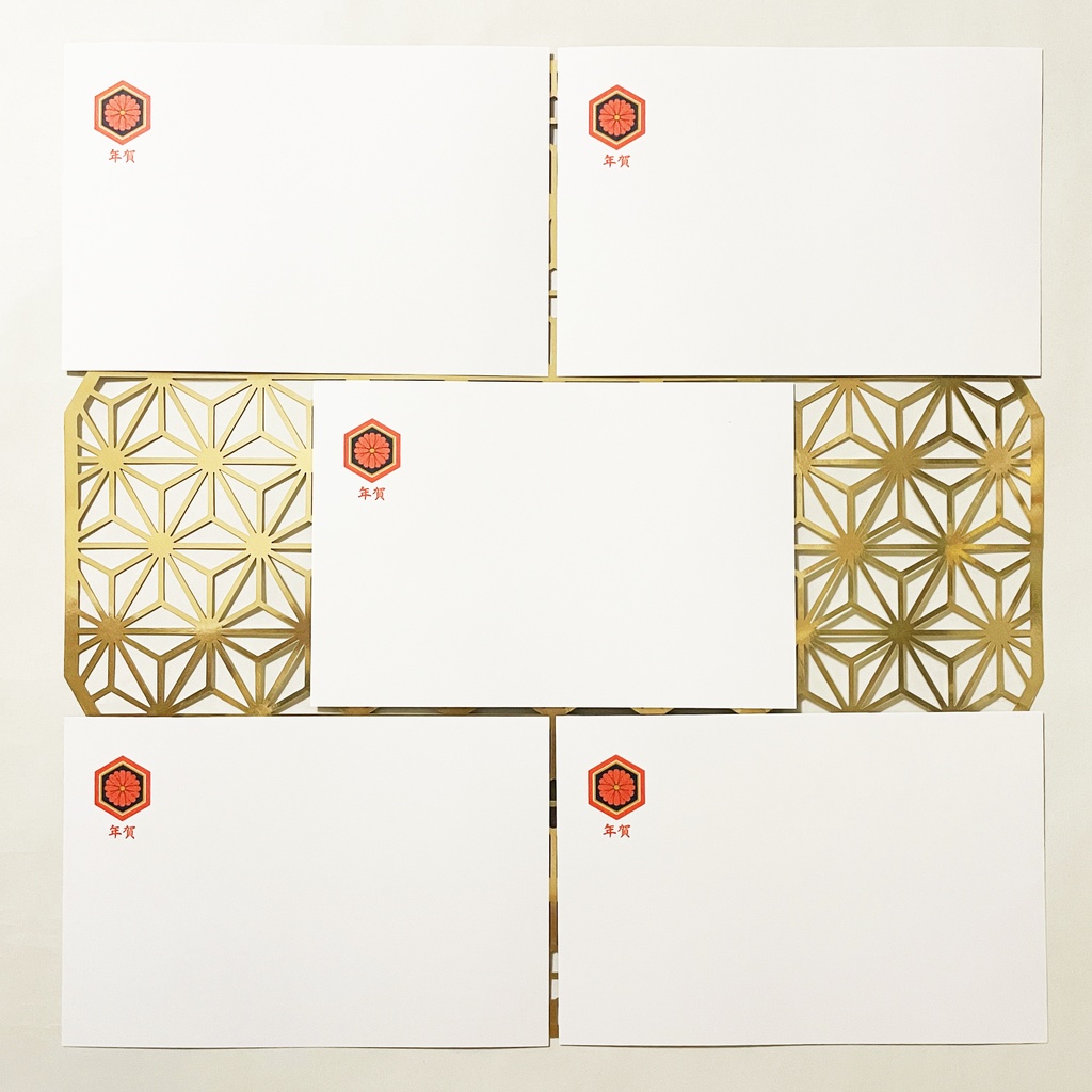 2026 黒三春駒 年賀状5枚セット お正月 新年 馬 午年 謹賀新年 賀正 迎春 日本 和 ポストカード 十二支