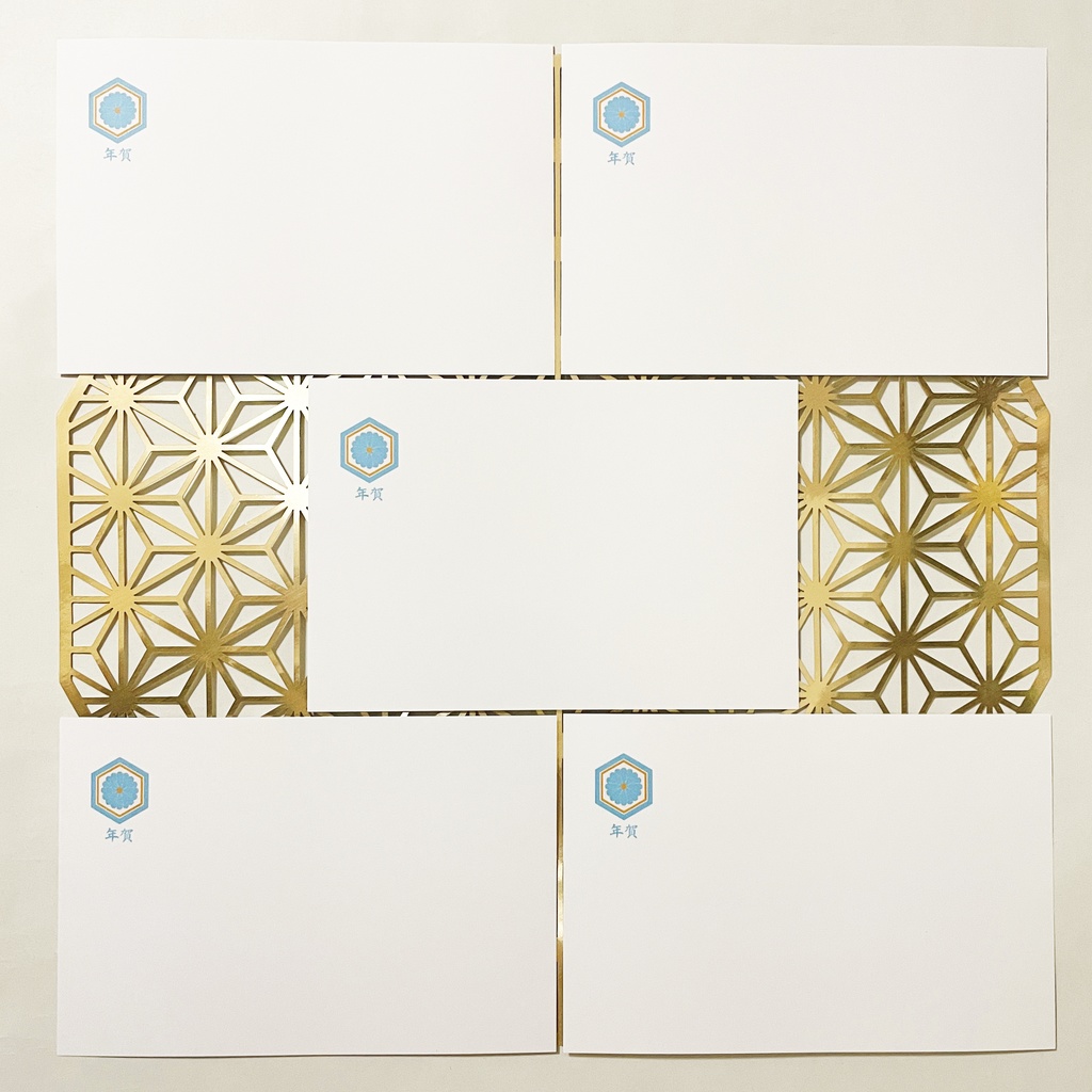 2026 白八幡馬 年賀状5枚セット お正月 新年 馬 午年 謹賀新年 賀正 迎春 日本 和 ポストカード 十二支