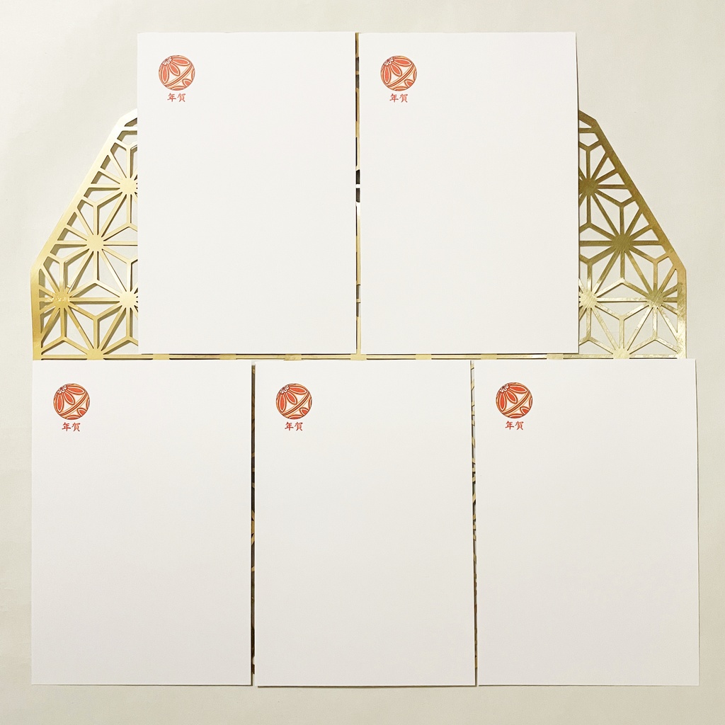 2026 浮世絵午 年賀状5枚セット お正月 新年 馬 午年 謹賀新年 賀正 迎春 日本 和 ポストカード 十二支