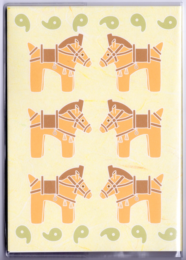 4月始まり 2026年 埴輪馬 スケジュール手帳 イラストカバー2枚 栞付き B6 午年 馬 十二支 動物