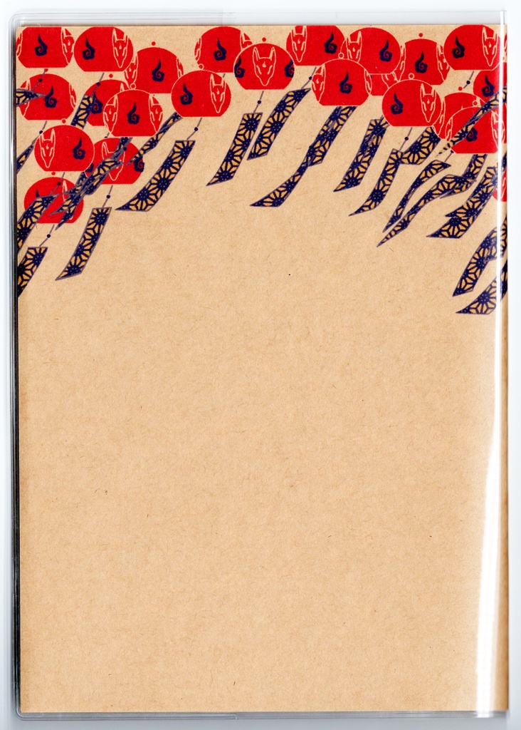 4月始まり 2026年 紅風鈴狐 スケジュール手帳 イラストカバー2枚 栞付き B6 午年 馬 十二支 狐の嫁入り 狐面 狐 動物