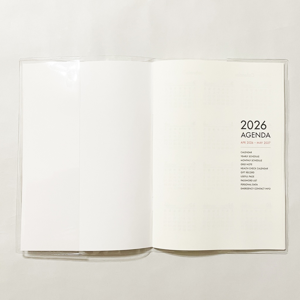 4月始まり 2026年 夜の読書会 金剛星 スケジュール手帳 イラストカバー2枚 栞付き B6 午年 馬 十二支 クマ 熊 動物