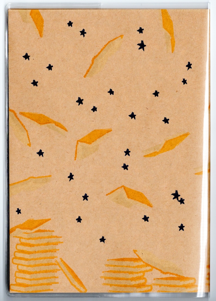 4月始まり 2026年 夜の読書会 金剛星 スケジュール手帳 イラストカバー2枚 栞付き B6 午年 馬 十二支 クマ 熊 動物