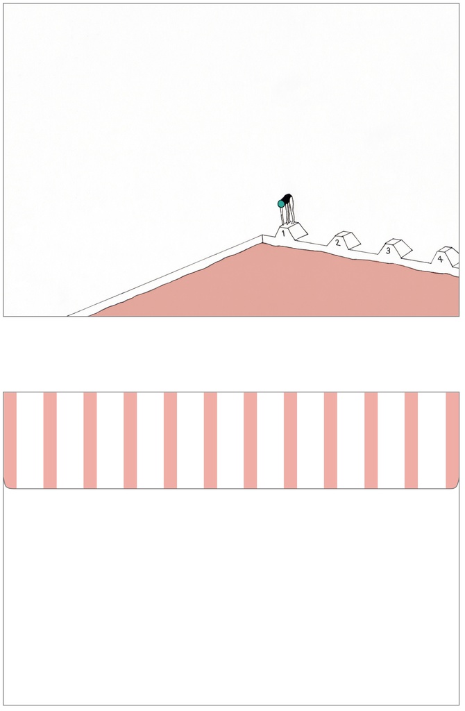 ★再販★ ピンクプール レターセット 水泳 水着 夏 シール 封筒