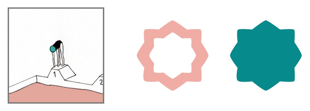 ★再販★ ピンクプール レターセット 水泳 水着 夏 シール 封筒
