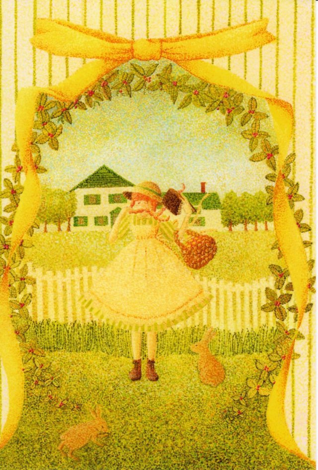 ★再販★ 童話 ポストカード5枚セット 白鳥の王子 狐の嫁入り 赤毛のアン モモ 本 児童文学