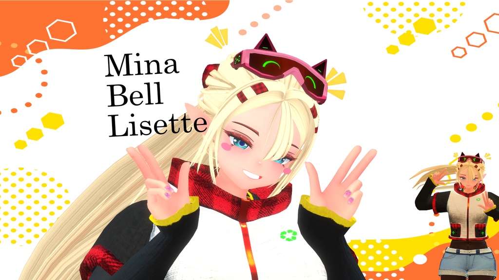 【VRC:Medium】ミナベルリゼットVer5.0905【オリジナルアバター】