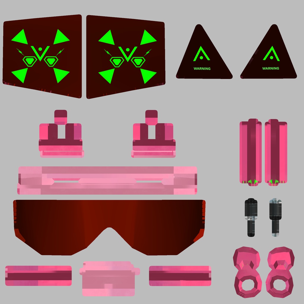 【▲1020】猫眼鏡『CatGoggle』Ver.1212【簡単装着】