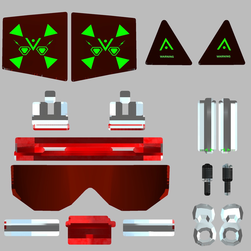 【▲1020】猫眼鏡『CatGoggle』Ver.1212【簡単装着】