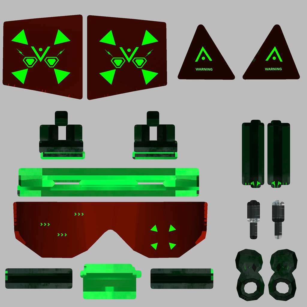 【▲1020】猫眼鏡『CatGoggle』Ver.1212【簡単装着】