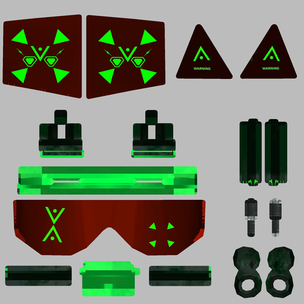 【▲1020】猫眼鏡『CatGoggle』Ver.1212【簡単装着】