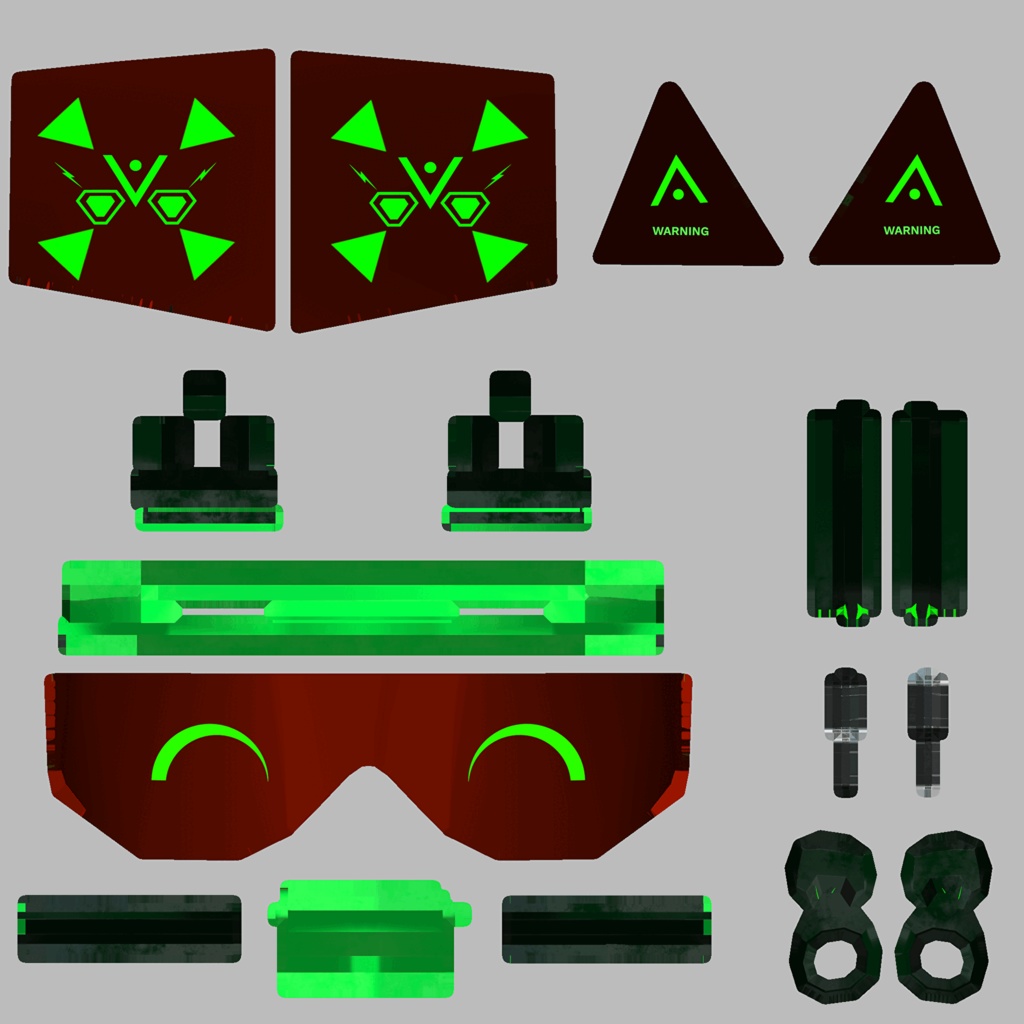 【▲1020】猫眼鏡『CatGoggle』Ver.1212【簡単装着】