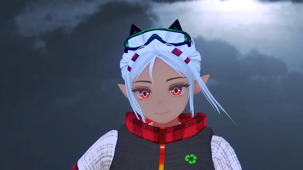 【▲1020】猫眼鏡『CatGoggle』Ver.1212【簡単装着】