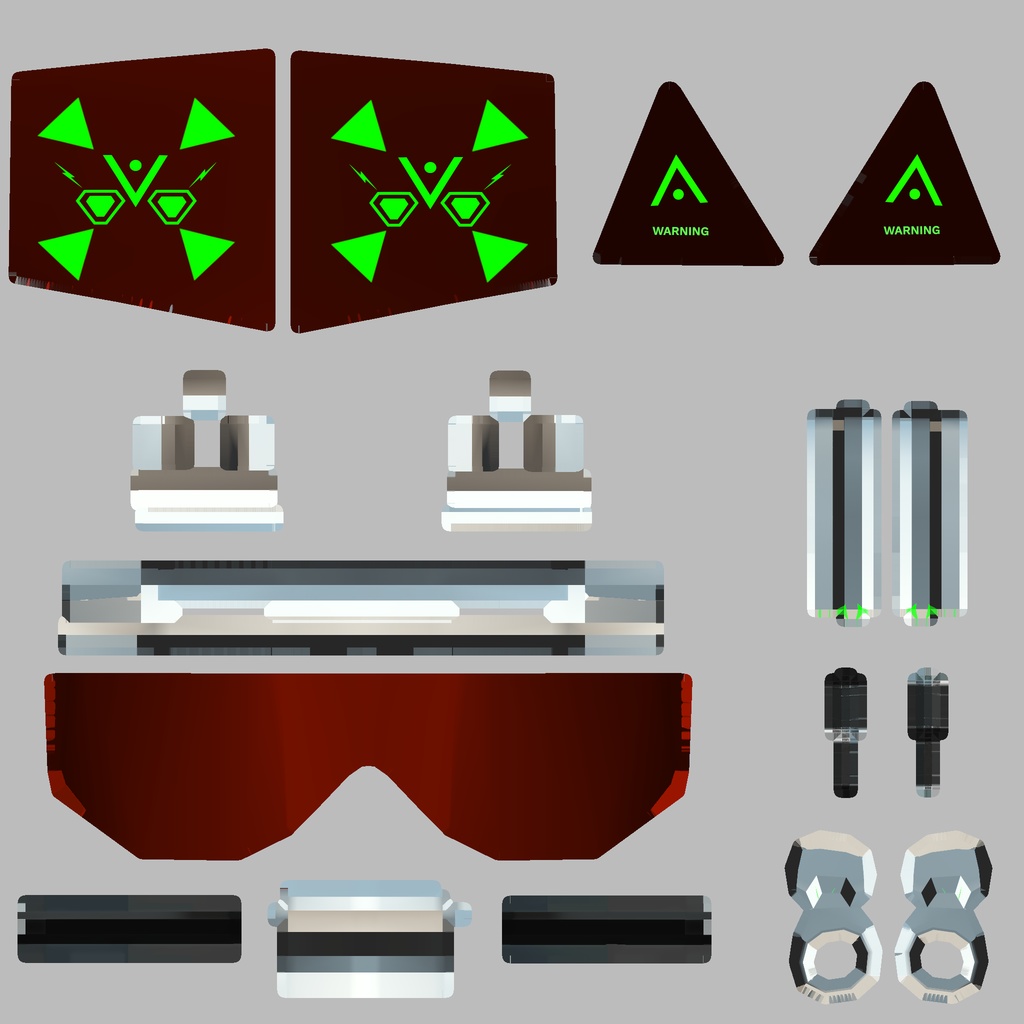 【▲1020】猫眼鏡『CatGoggle』Ver.1212【簡単装着】