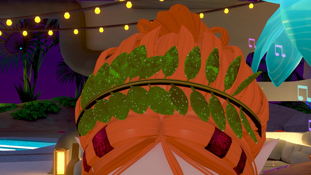 【▲3340】ティアラ(弧木の葉)【簡単装着】