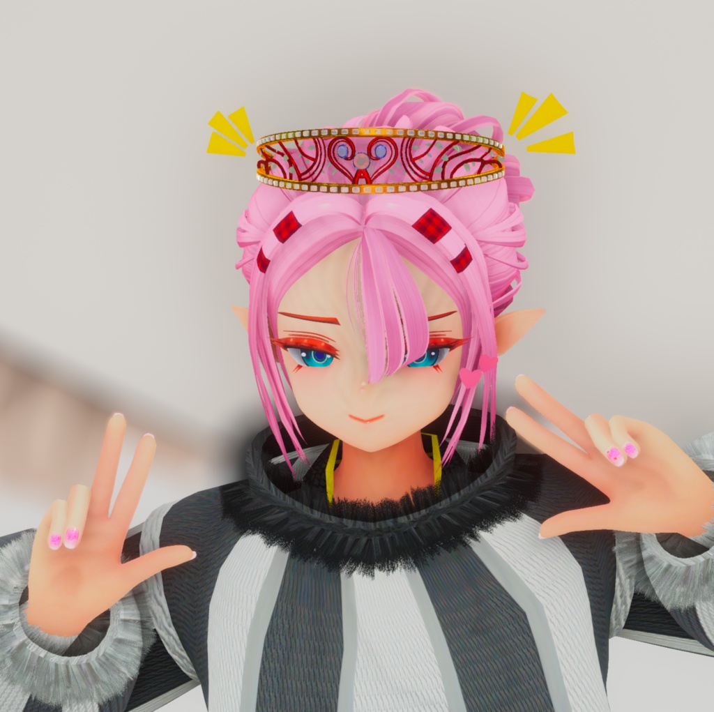 【▲11212】ティアラ2(箱庭)【簡単装着】