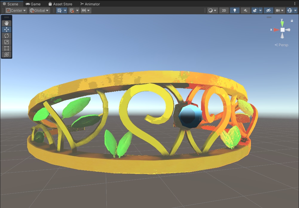 【▲11212】ティアラ2(箱庭)【簡単装着】