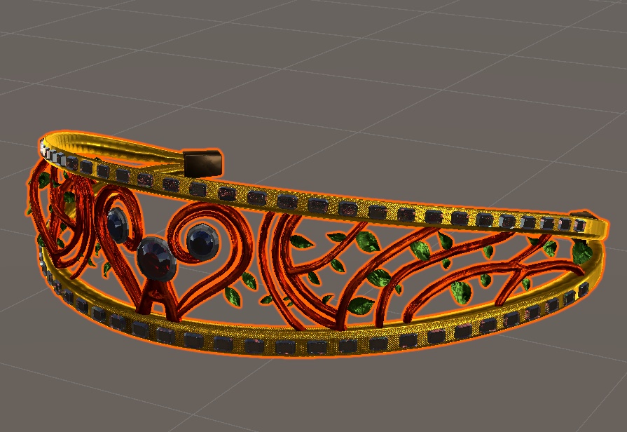 【▲11212】ティアラ2(箱庭)【簡単装着】