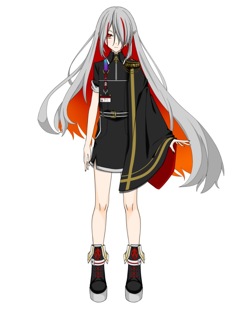 【Live2D練習用1】パーツ分け済PSD