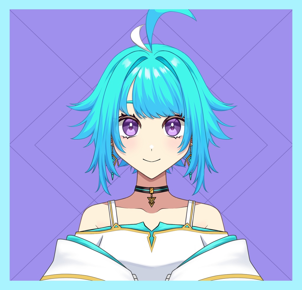 【Live2D練習用2】パーツ分け済PSD