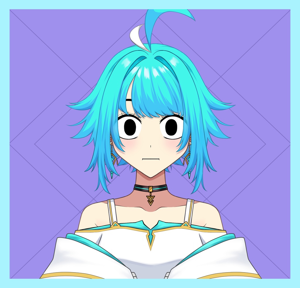 【Live2D練習用2】パーツ分け済PSD