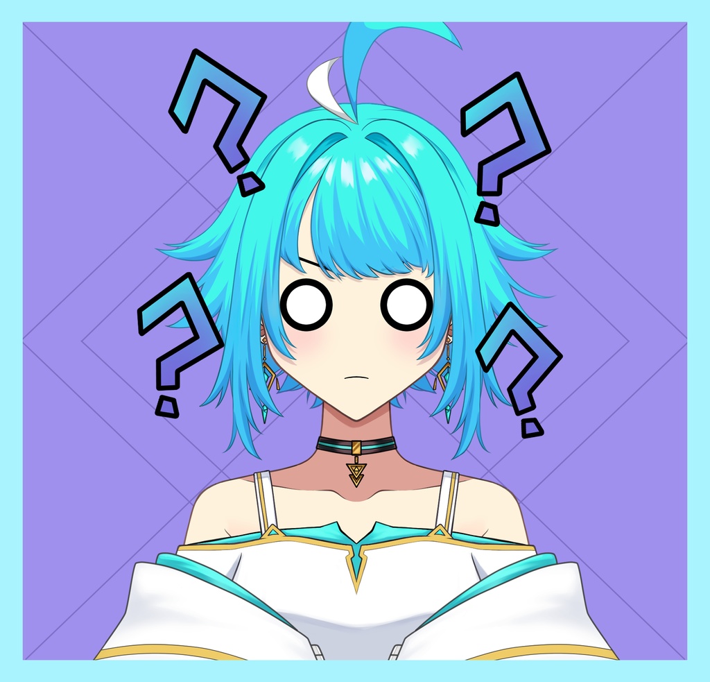 【Live2D練習用2】パーツ分け済PSD