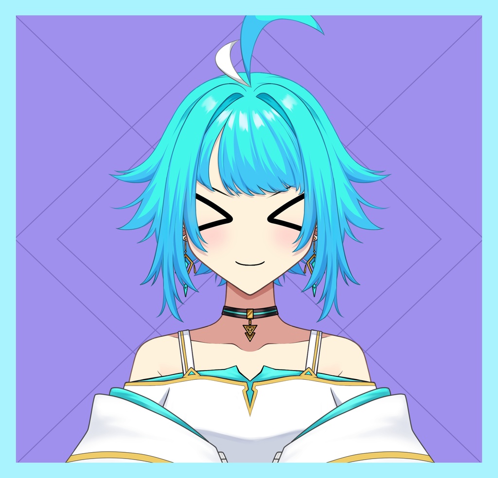 【Live2D練習用2】パーツ分け済PSD