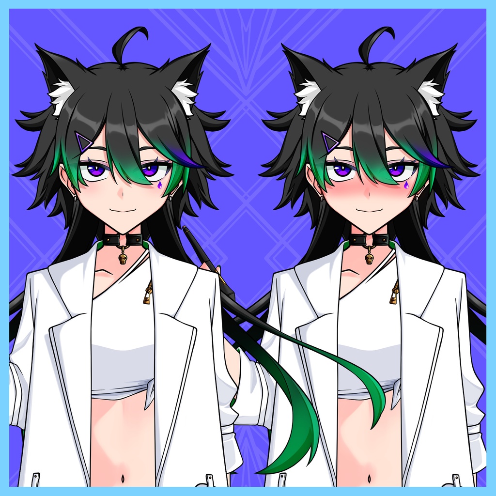 【Live2D練習用3】パーツ分け済PSD