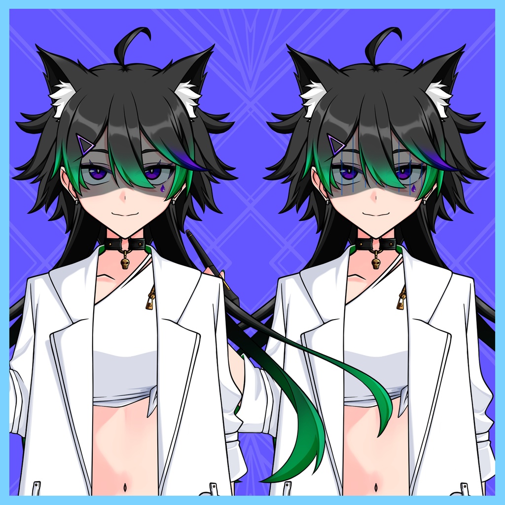 【Live2D練習用3】パーツ分け済PSD