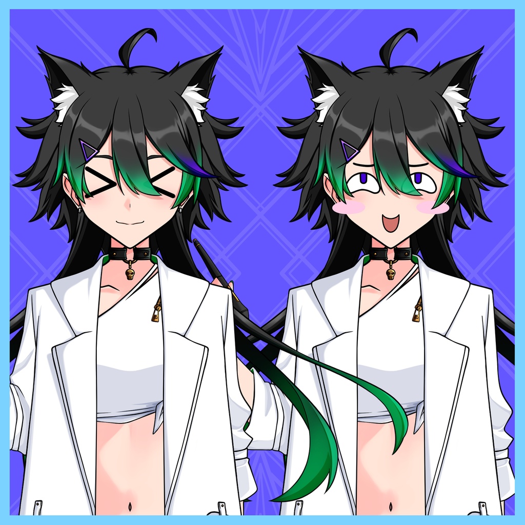 【Live2D練習用3】パーツ分け済PSD