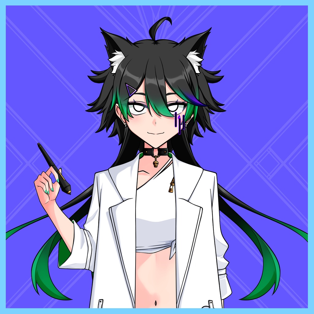 【Live2D練習用3】パーツ分け済PSD