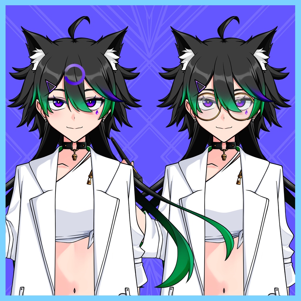 【Live2D練習用3】パーツ分け済PSD