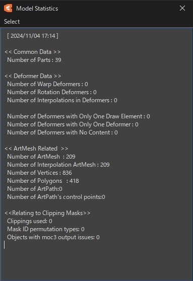 【Live2D練習用3】パーツ分け済PSD