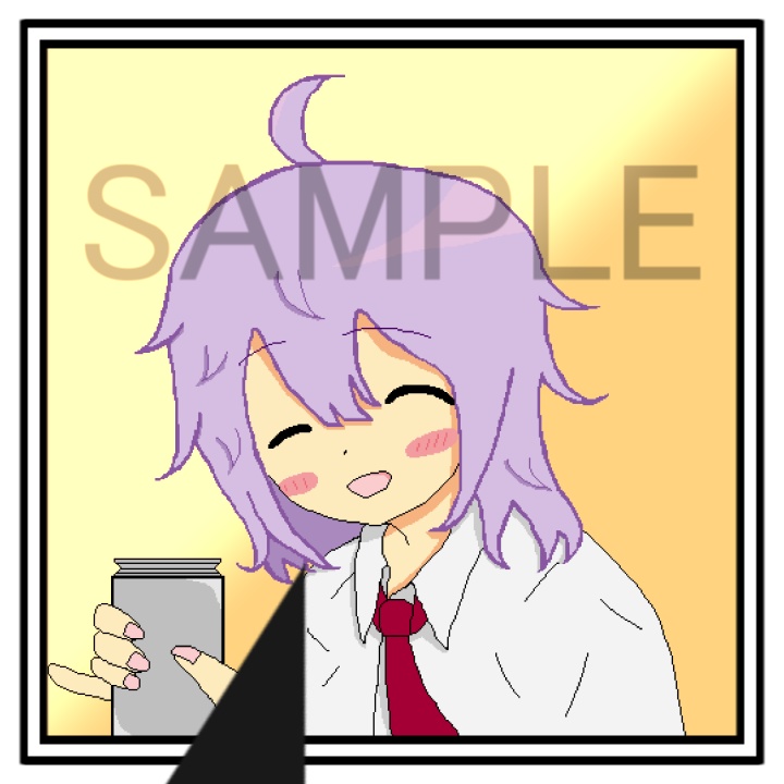 【ココフォリア素材】吹き出し風アイコンフレーム