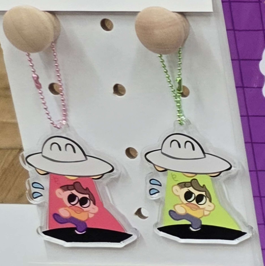 UFO_ピンク　キーホルダー