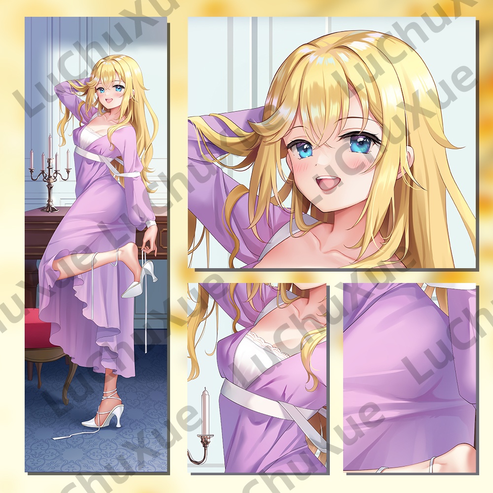 ロウェルミナ・アースワルド 天才王子の赤字国家再生術 抱き枕カバー(白雪)