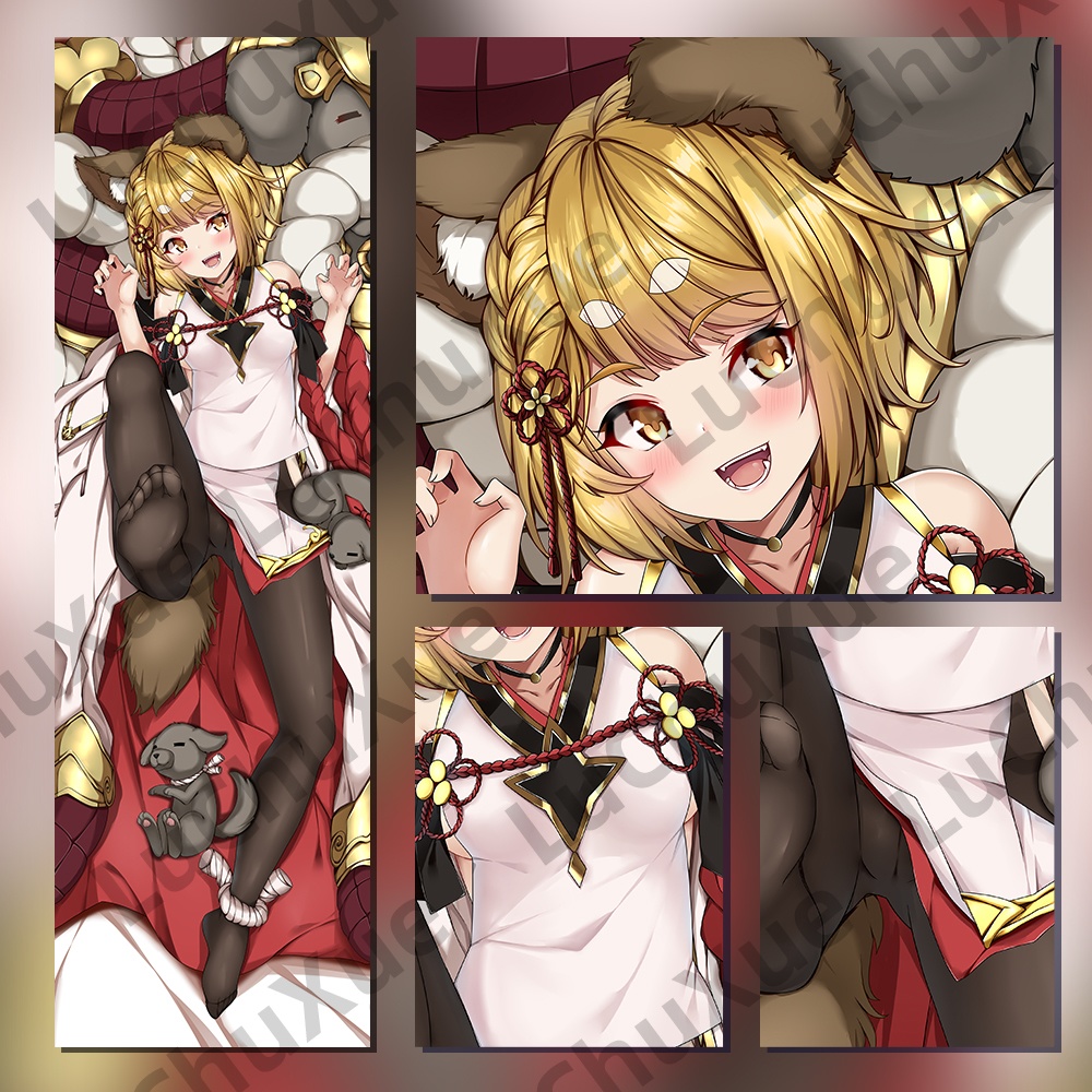 ヴァジラ 西北西の守護神 グランブルーファンタジー 可愛い等身大抱き枕カバー(白雪)