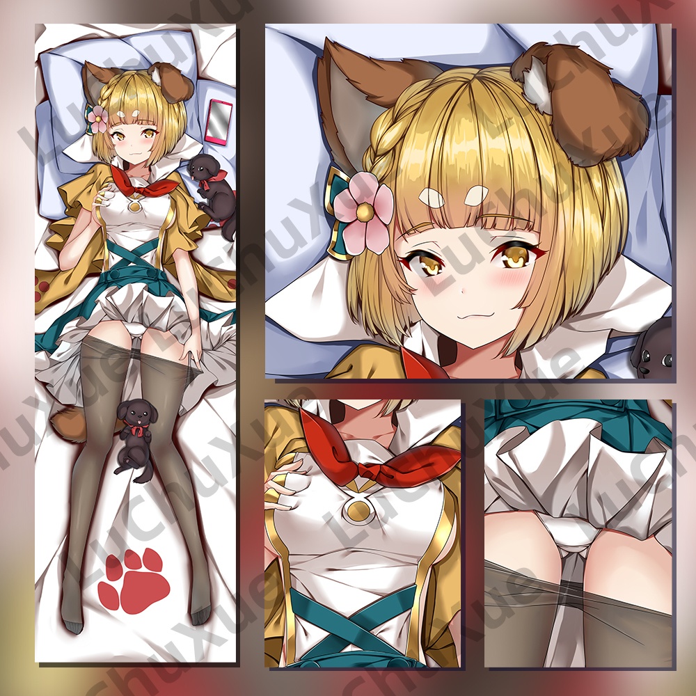 ヴァジラ 西北西の守護神 グランブルーファンタジー 可愛い等身大抱き枕カバー(白雪)