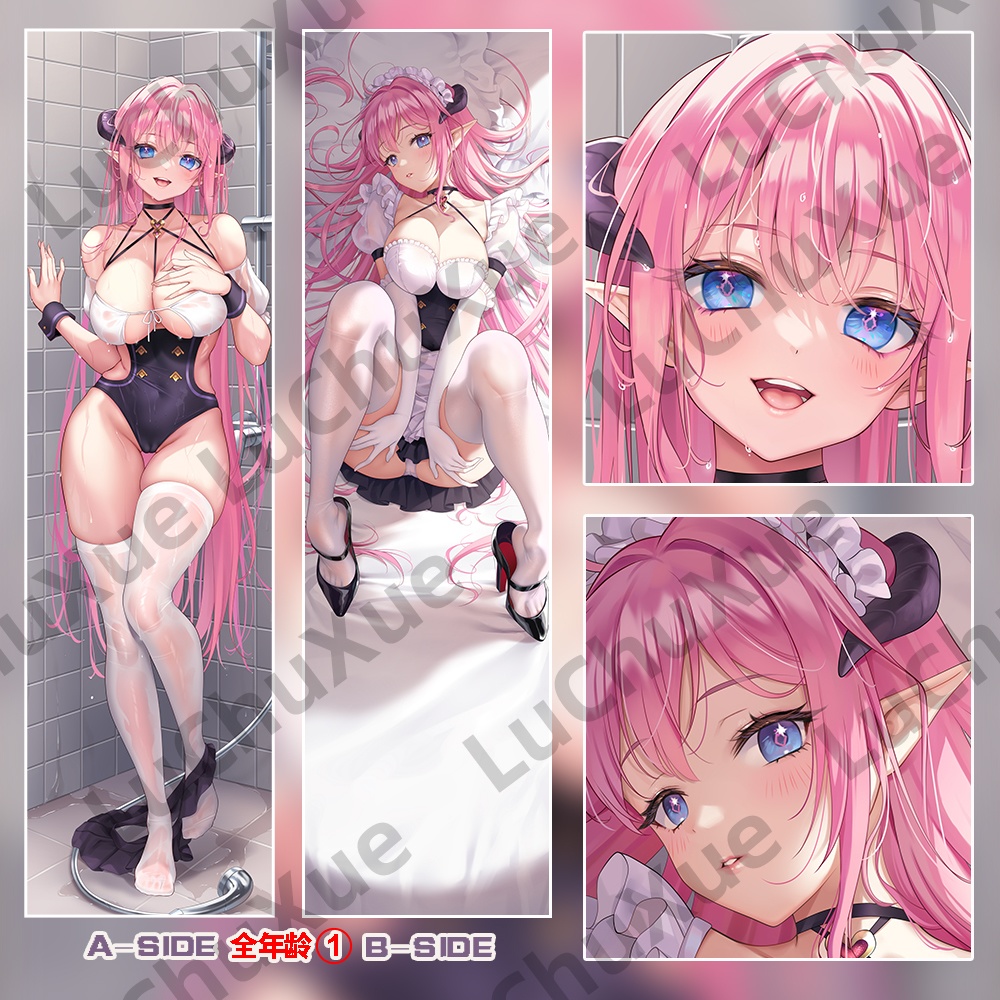 爱莉希雅 えりしあ Elysia 崩壊3rd 可愛い等身大抱き枕カバー(白雪)